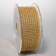 Nastro "Rete" laminato - 47 Mm x 20 M / Oro