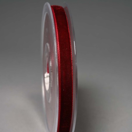 Nastro "Velluto" - 10 MM / Bordeaux