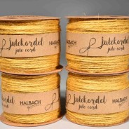 Cordino di juta in vari colori - 4 Pezzi - Giallo