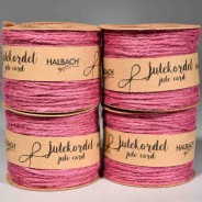 Cordino di juta in vari colori - 4 Pezzi - Rosa