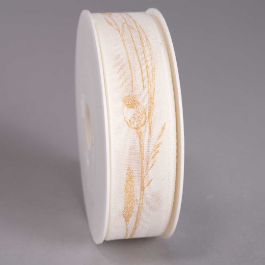 Nastro "Grasses" - 25 Mm x 18 M / Panna