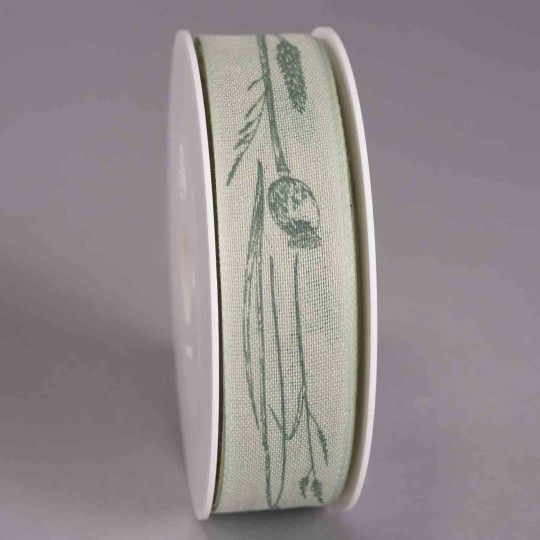 Nastro "Grasses" - 25 Mm x 18 M / Verde