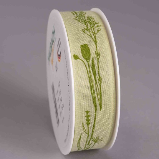 Nastro "Grasses" - 25 Mm x 18 M / Verde chiaro
