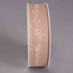 Nastro "Grasses" - 25 Mm x 18 M / Naturale