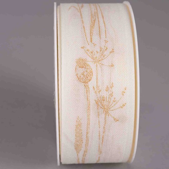 Nastro "Grasses" - 40 Mm x 18 M / Panna