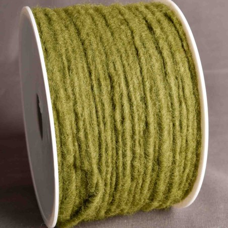 Rocchetto di Lana - 4 Mm x 80 M / Verde oliva