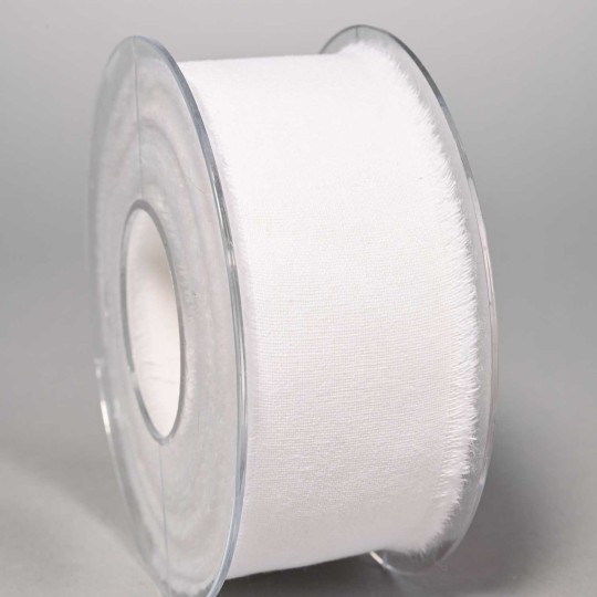 Nastro "Cotone Sfrangiato" - 40 Mm x 15 M / Bianco