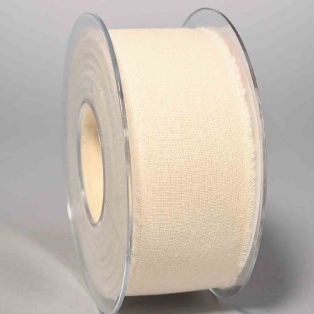 Nastro "Coton Sfrangiato" - 40 Mm x 15 M / Crema