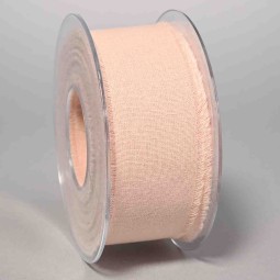 Nastro "Cotone Sfrangiato" - 40 Mm x 15 M / Rosa