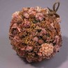 Sfera di fiori essiccati - 12 Cm / Rosa chiaro