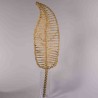 Foglia decorativa in corda - 27x101 Cm / Naturale