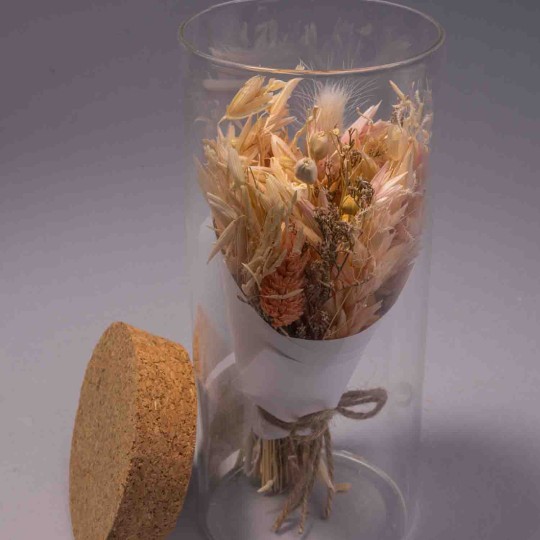 Fiori essiccati in barattolo di vetro - Assortiti