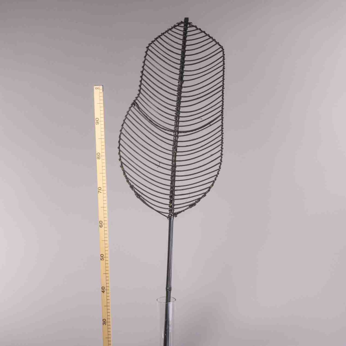 Foglia in corda - 30x118 Cm / Nero