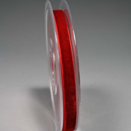 Nastro "Velluto" - 10 MM / Rosso