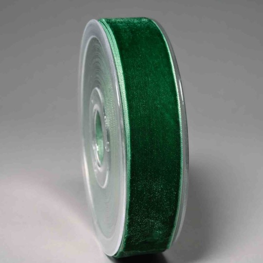 Nastro "Velluto" - 25 MM / Verde