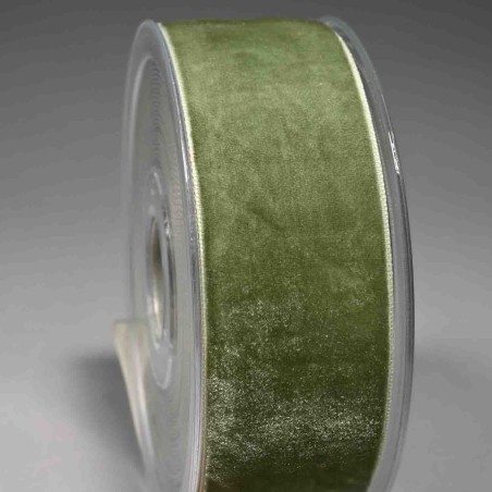 Nastro "Velluto" - 38 MM / Verde chiaro