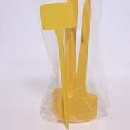 Portaprezzi 18 Pezzi - 30 Cm / Giallo
