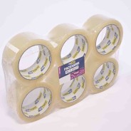 Nastro adesivo 6 Pezzi - 50 Mm x 66 M / Trasparente