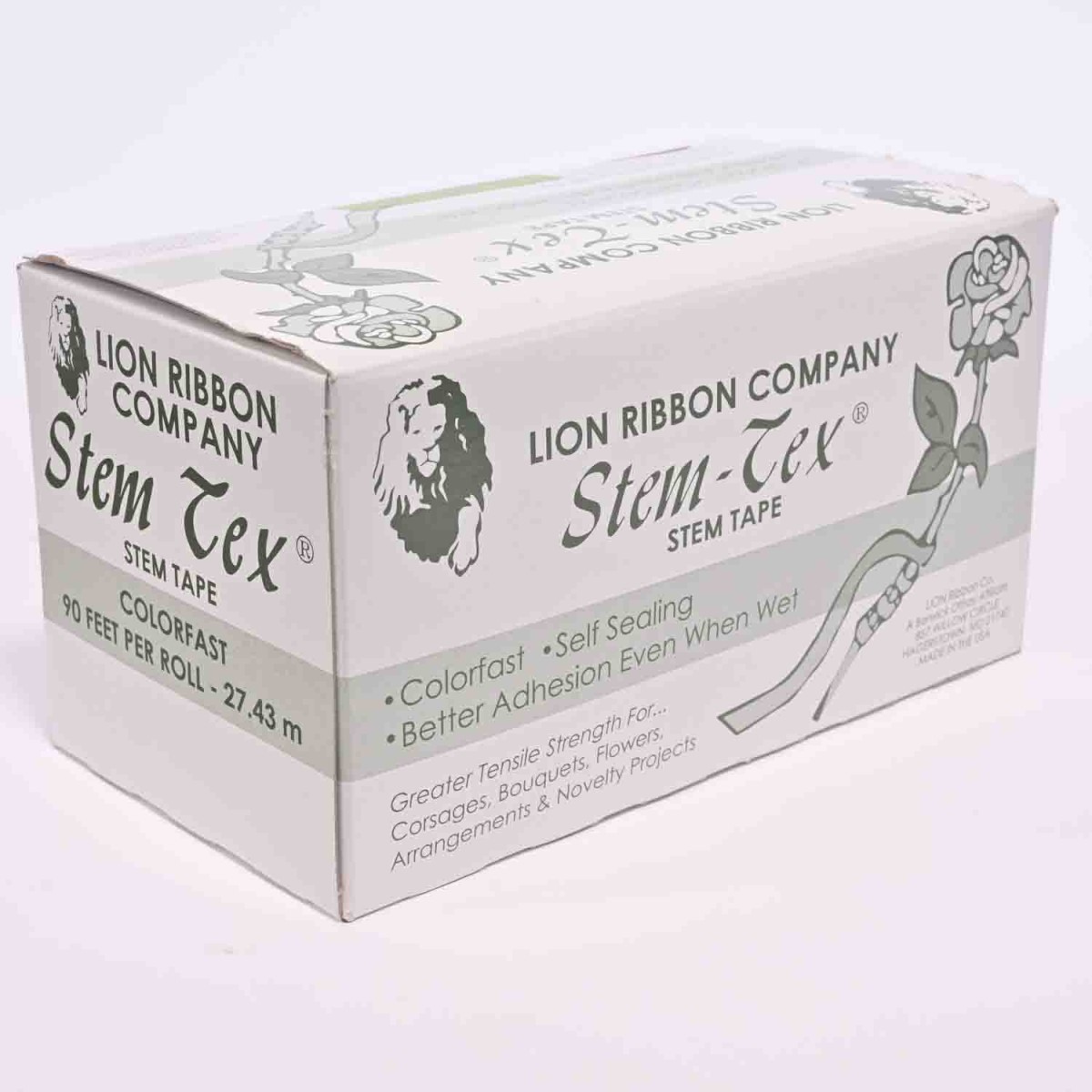 Floral Tape "Stem Tex" 6 Pezzi - 26 Mm / Bianco