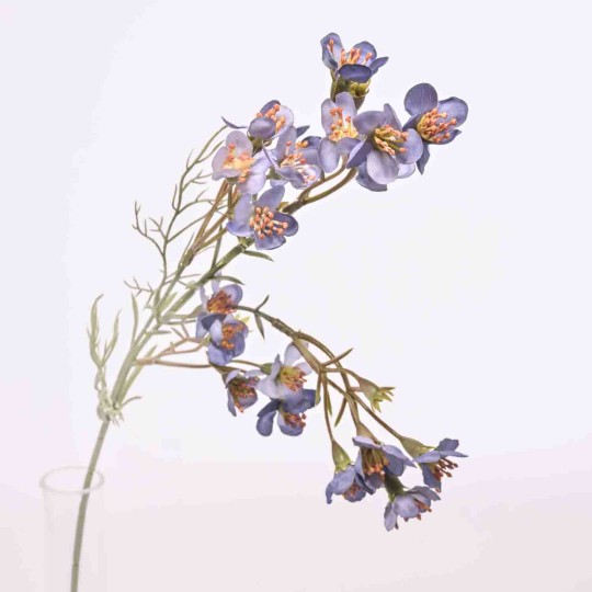 Wax flower ramificato in stelo - 55 Cm / Lavanda