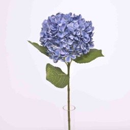 Ortensia in ramo - 65 Cm / Blu