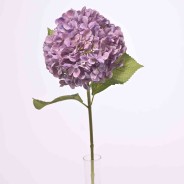 Ortensia in ramo - 65 Cm / Lilla