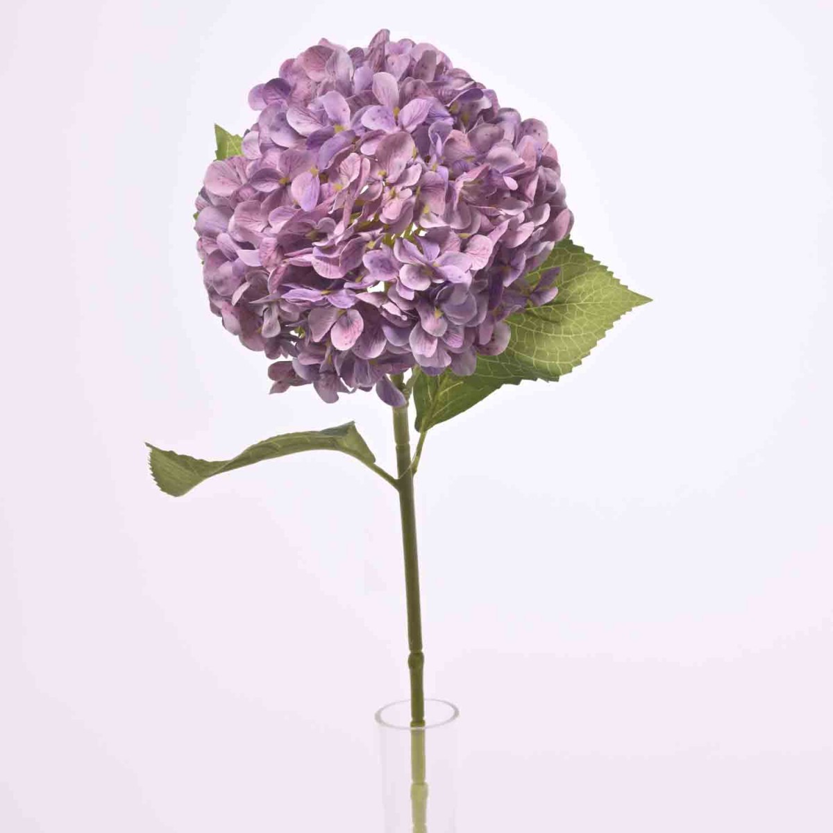 Ortensia in ramo - 65 Cm / Lilla