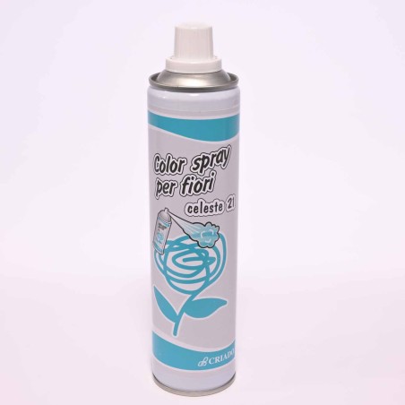 Color Spray per fiori - 400 Ml / Celeste