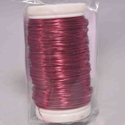 Filo in metallo - 0,3 Mm x 160 M / Fuxia