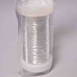 Filo in metallo - 0,3 Mm x 160 M / Argento