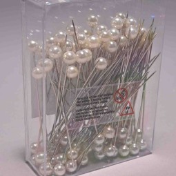 Spilli con testa perlata - 6 Mm / Champagne