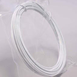 Filo in alluminio - 2 Mm x12 M / Bianco