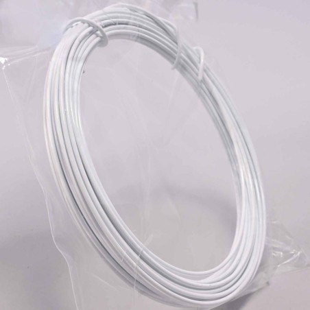Filo in alluminio - 2 Mm x12 M / Bianco