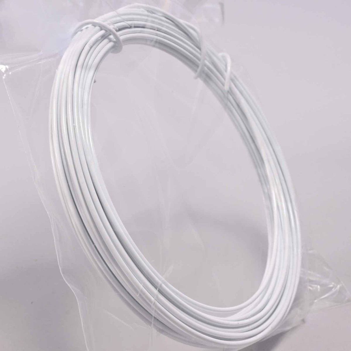 Filo in alluminio - 2 Mm x12 M / Bianco