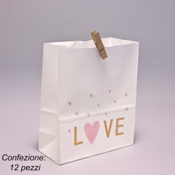 Buste in carta 12 Pezzi - 12x15x5,5 Cm