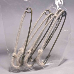 Spille da Balia 6 Pezzi - 9 Cm / Crema