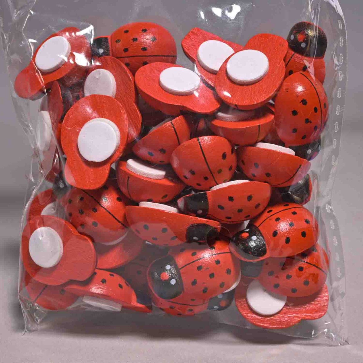 Coccinelle adesive 40 Pezzi - 25 Mm