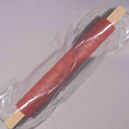 Filo in metallo rivestito in carta - 0,8 Mm x 22 M / Rosso