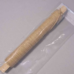 Filo in metallo rivestito in carta - 0,8 Mm x 22 M / Naturale