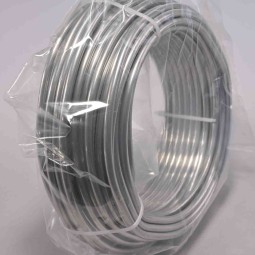 Filo in alluminio - 5 Mm x 19 M x 1 Kg / Argento