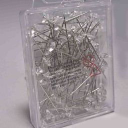 Diamonds pins 85 Pezzi - 6x40 Mm / Trasparenti