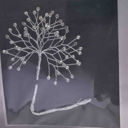 Strass su filo ramificato 12 Pezzi - 5 Mm x 10 M