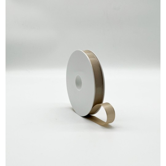 Nastro in "Taffetà" - 15 Mm x 50 M / Beige