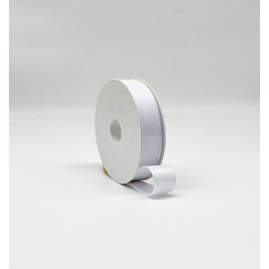 Nastro in "Taffetà" - 25 Mm x 50 M / Bianco