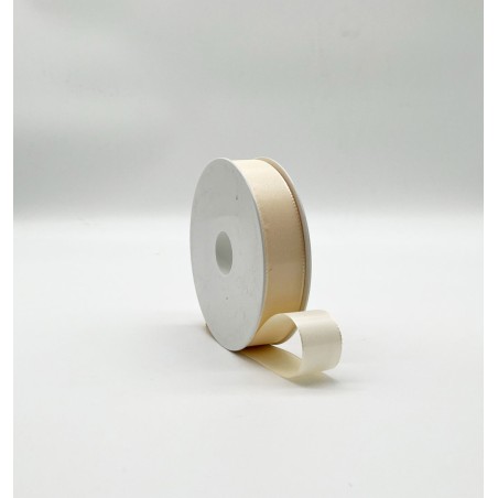 Nastro in "Taffetà" - 25 Mm x 50 M / Crema