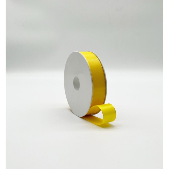 Nastro in "Taffetà" - 25 Mm x 50 M / Giallo