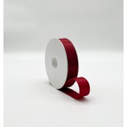 Nastro in "Taffetà" - 25 Mm x 50 M / Bordeaux