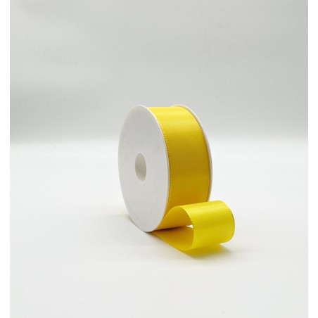Nastro in "Taffetà" - 40 Mm x 50 M / Giallo