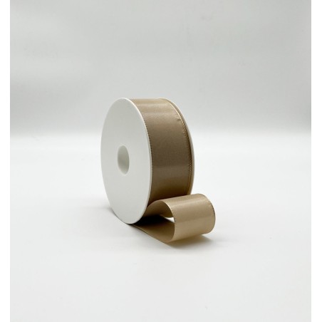 Nastro in "Taffetà" - 40 Mm x 50 M / Beige