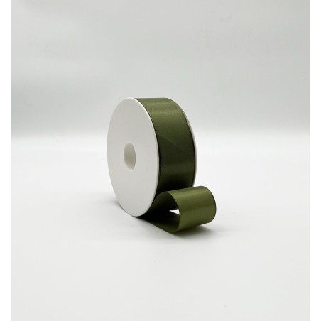 Nastro in "Taffetà" - 40 Mm x 50 M / Verde oliva